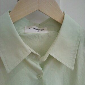 women's pinkyotto green shirt